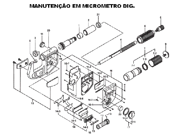 MANUTENÇÃO ( Lapidação em Micrômetros 0-50mm )